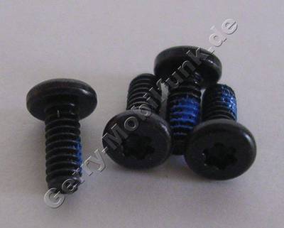 4 Stck Schrauben 1,4x3,4mm schwarz Microsoft Lumia 650 original Schraubenset Torx TX4 plus  IP4, SCREW M1.4X3.4 TORX PLUS 4IP, Black